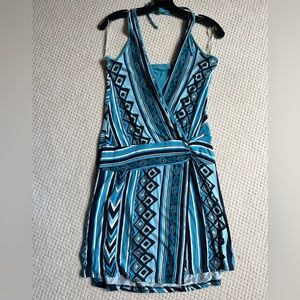 Morgan de Toi geometric halter mini dress from Paris